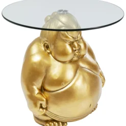 Table d appoint Monk doré Ø54cm><noscript><img width=