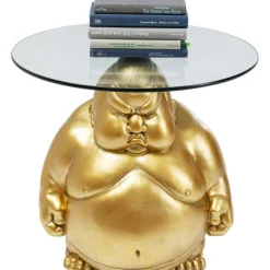 Table d appoint Monk doré Ø54cm><noscript><img width=