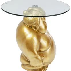 Table d appoint Monk doré Ø54cm><noscript><img width=