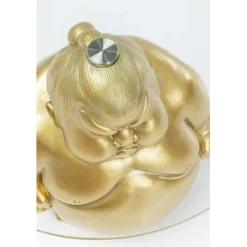 Table d appoint Monk doré Ø54cm><noscript><img width=