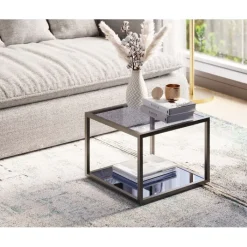 Table d appoint Quadro noir 50x50cm>KARE Design New