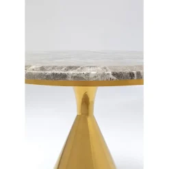 Table d appoint Rita doré Ø50cm><noscript><img width=