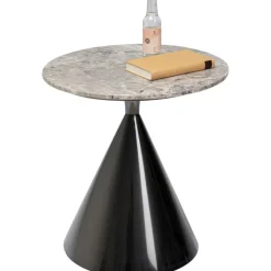 Table d appoint Rita noir Ø50cm><noscript><img width=