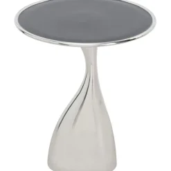 Table d appoint Spacey argenté Ø36cm>KARE Design Sale