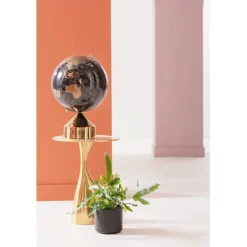 Table d appoint Spacey doré Ø36cm><noscript><img width=