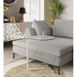 Table d´appoint Easy Living transparente Ø46cm><noscript><img width=
