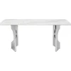 Table Eternity Oho chromé 180x90cm>KARE Design