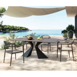 Table Gloria Ceramic noir 180x90cm><noscript><img width=