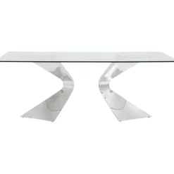 Table Gloria chrome 200x100cm>KARE Design Outlet