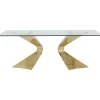 Table Gloria Gold 200x100cm>KARE Design