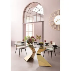 Table Gloria Gold 200x100cm>KARE Design
