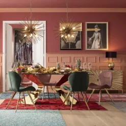 Table Gloria Gold 200x100cm><noscript><img width=