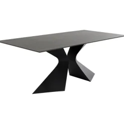 Table Gloria noir ceramique 200x100><noscript><img width=