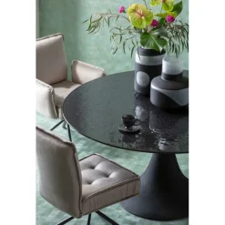 Table Grande Possibilita noir bubble Ø150cm><noscript><img width=