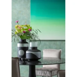Table Grande Possibilita noir bubble Ø150cm><noscript><img width=