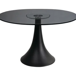 Table Grande Possibilita verre fumé Ø110cm>KARE Design Best