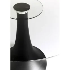 Table Grande Possibilita verre fumé Ø110cm><noscript><img width=