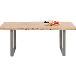 Table Harmony acier brut 160x80cm><noscript><img width=