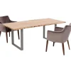 Table Harmony acier brut 180x90cm>KARE Design New