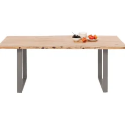 Table Harmony acier brut 180x90cm><noscript><img width=