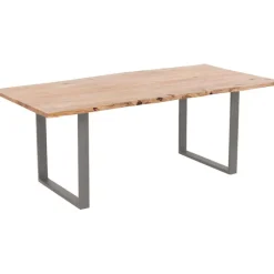 Table Harmony acier brut 200x100cm>KARE Design Discount