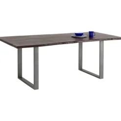 Table Harmony foncé acier brut 200x100><noscript><img width=