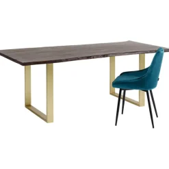 Table Harmony foncé acier brut 200x100><noscript><img width=