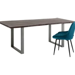 Table Harmony foncé acier brut 160x80><noscript><img width=