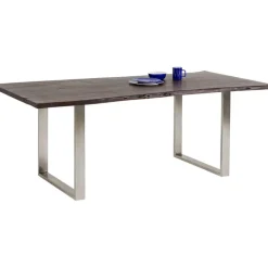 Table Harmony foncé-chromé 160x80cm><noscript><img width=