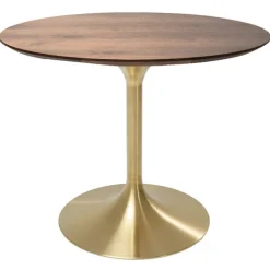Table Invitation noyer-laiton Ø90cm>KARE Design Sale