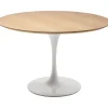 Table Invitation Set chêne blanc Ø120cm>KARE Design Online