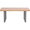 Table Jackie chêne-acier brut 160x80>KARE Design Hot