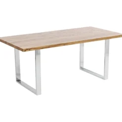 Table Jackie chêne-chromé 160x80>KARE Design Discount