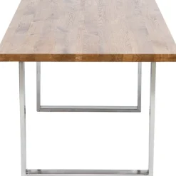 Table Jackie chêne-chromé 160x80><noscript><img width=