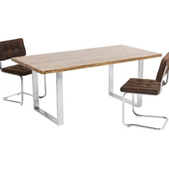 Table Jackie chêne-chromé 160x80><noscript><img width=