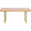 Table Jackie chêne-laiton 160x80>KARE Design