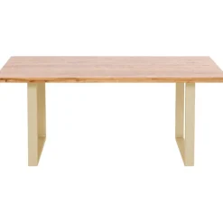 Table Jackie chêne-laiton 160x80>KARE Design