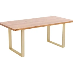 Table Jackie chêne-laiton 160x80>KARE Design