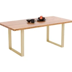 Table Jackie chêne-laiton 160x80><noscript><img width=
