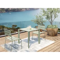 Table Jardin vert menthe 80x80cm>KARE Design Online