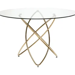 Table Molekular dorée Ø120cm>KARE Design Hot