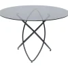 Table Molekular noir Ø120cm>KARE Design Online