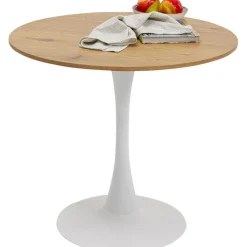 Table Schickeria chêne blanc Ø80cm><noscript><img width=