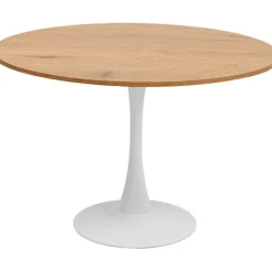 Table Schickeria chêne blanc Ø110cm>KARE Design Sale