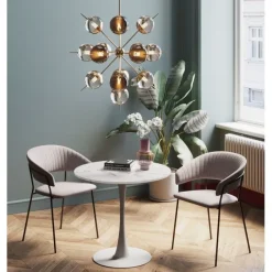Table Schickeria marbre blanc Ø80cm>KARE Design Hot