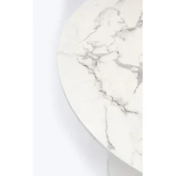 Table Schickeria marbre blanc Ø80cm><noscript><img width=