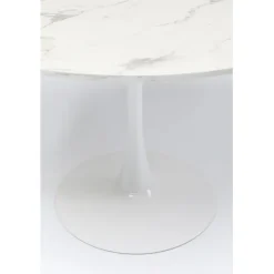 Table Schickeria marbre blanc Ø80cm><noscript><img width=