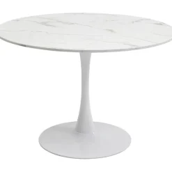 Table Schickeria marbre blanc Ø110cm>KARE Design Online