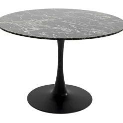 Table Schickeria marbre noir Ø110cm>KARE Design Outlet