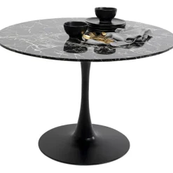 Table Schickeria marbre noir Ø110cm><noscript><img width=